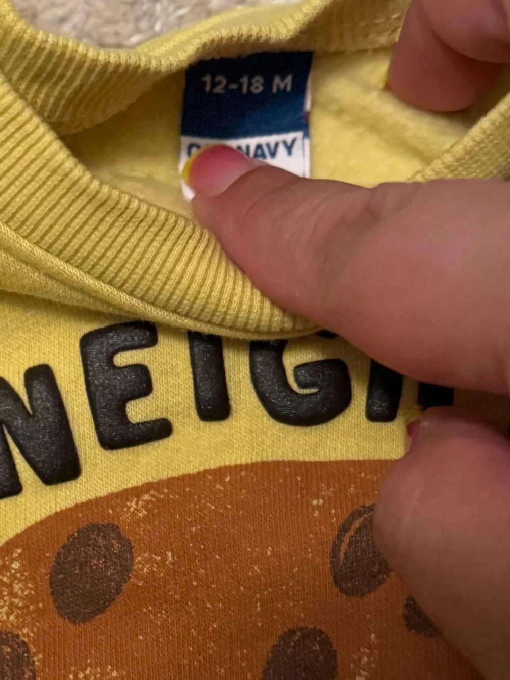 Old Navy soft yellow