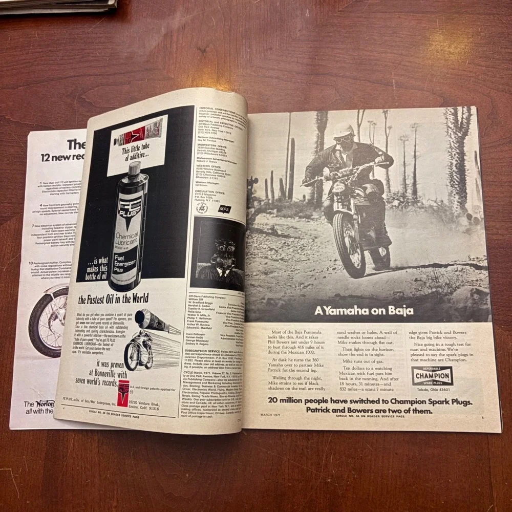 Cycle Magazine vintage cycle