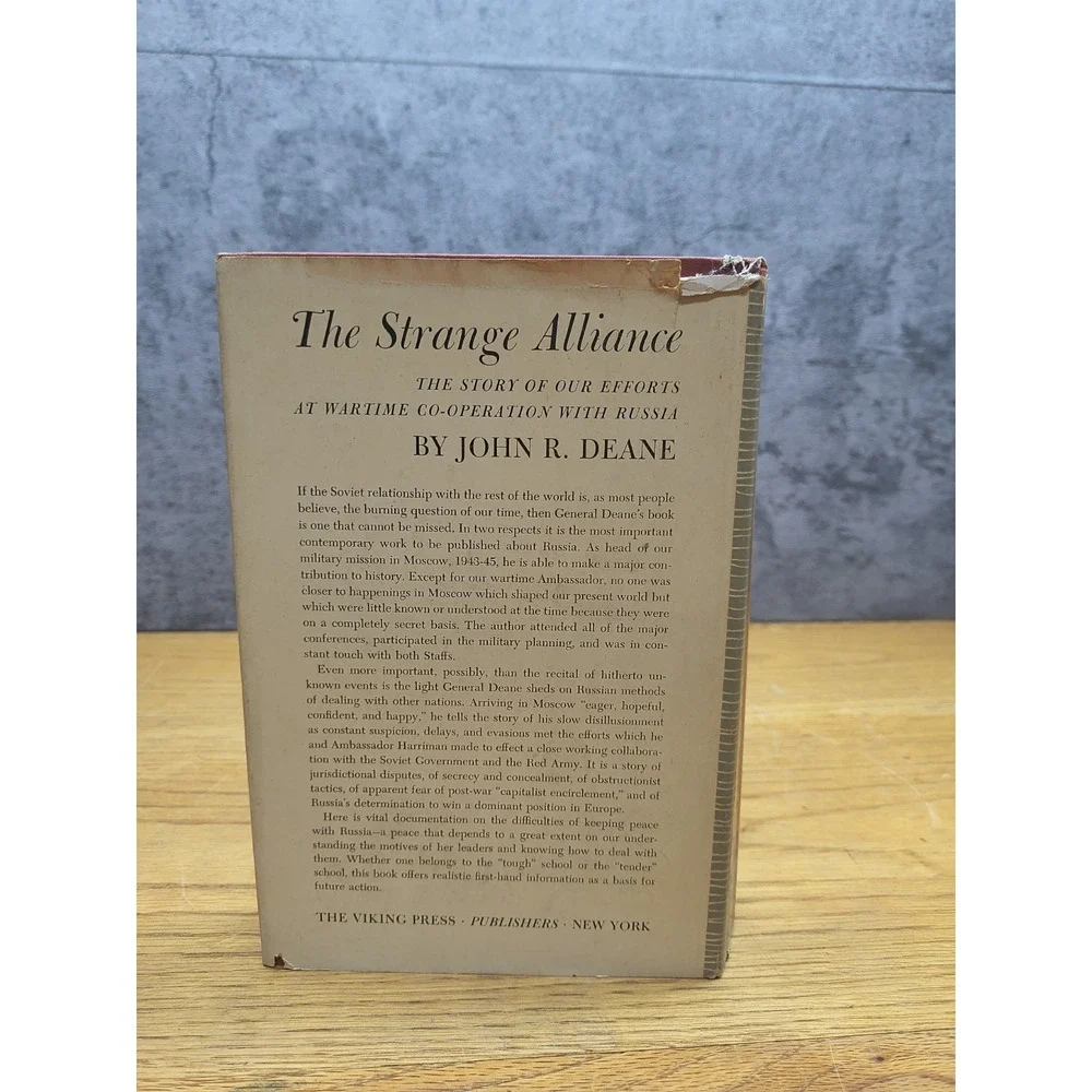 N/A strange alliance…war