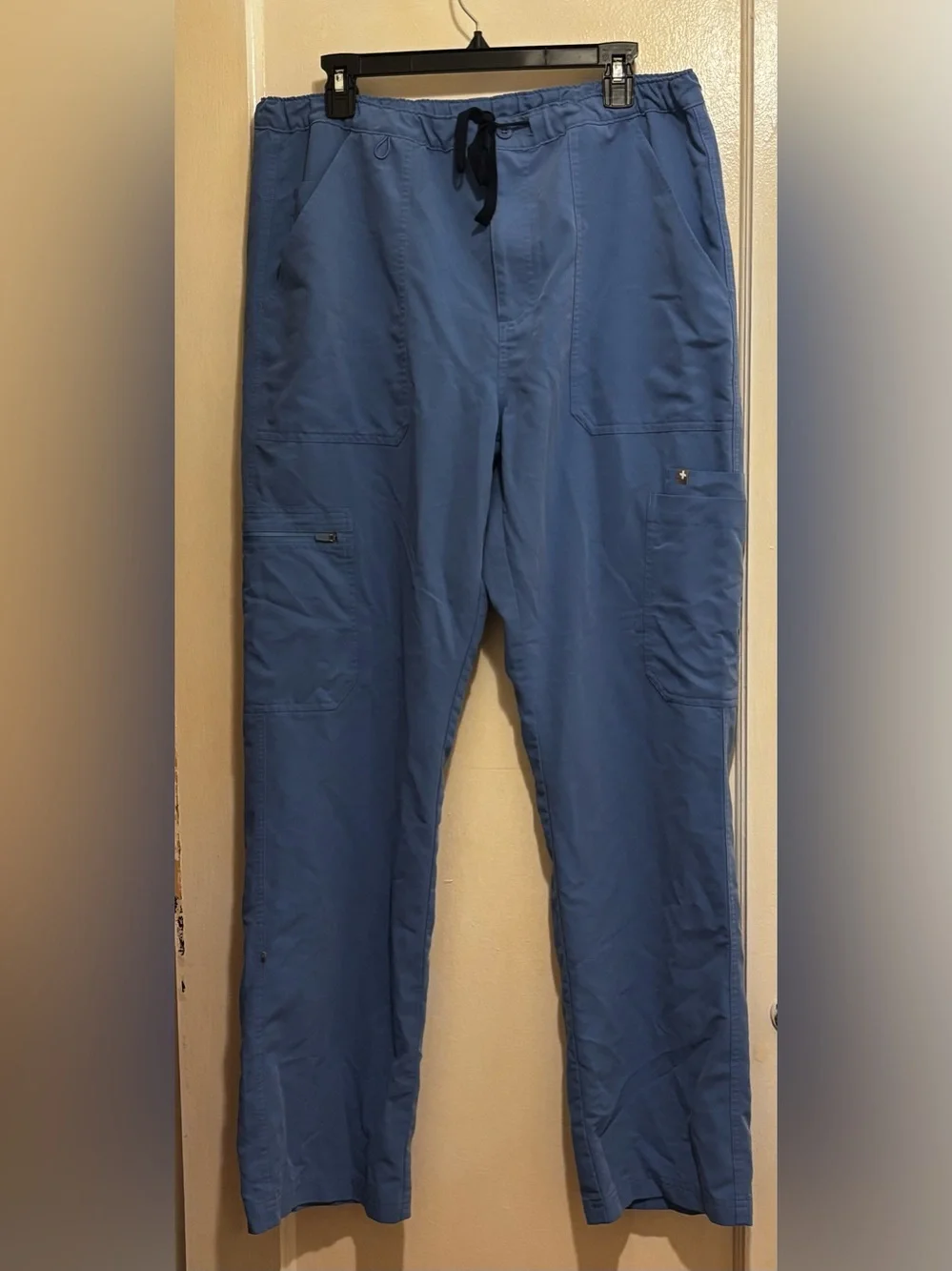 Figs Mens Cairo Blue Cargo Scrubs Pants XL