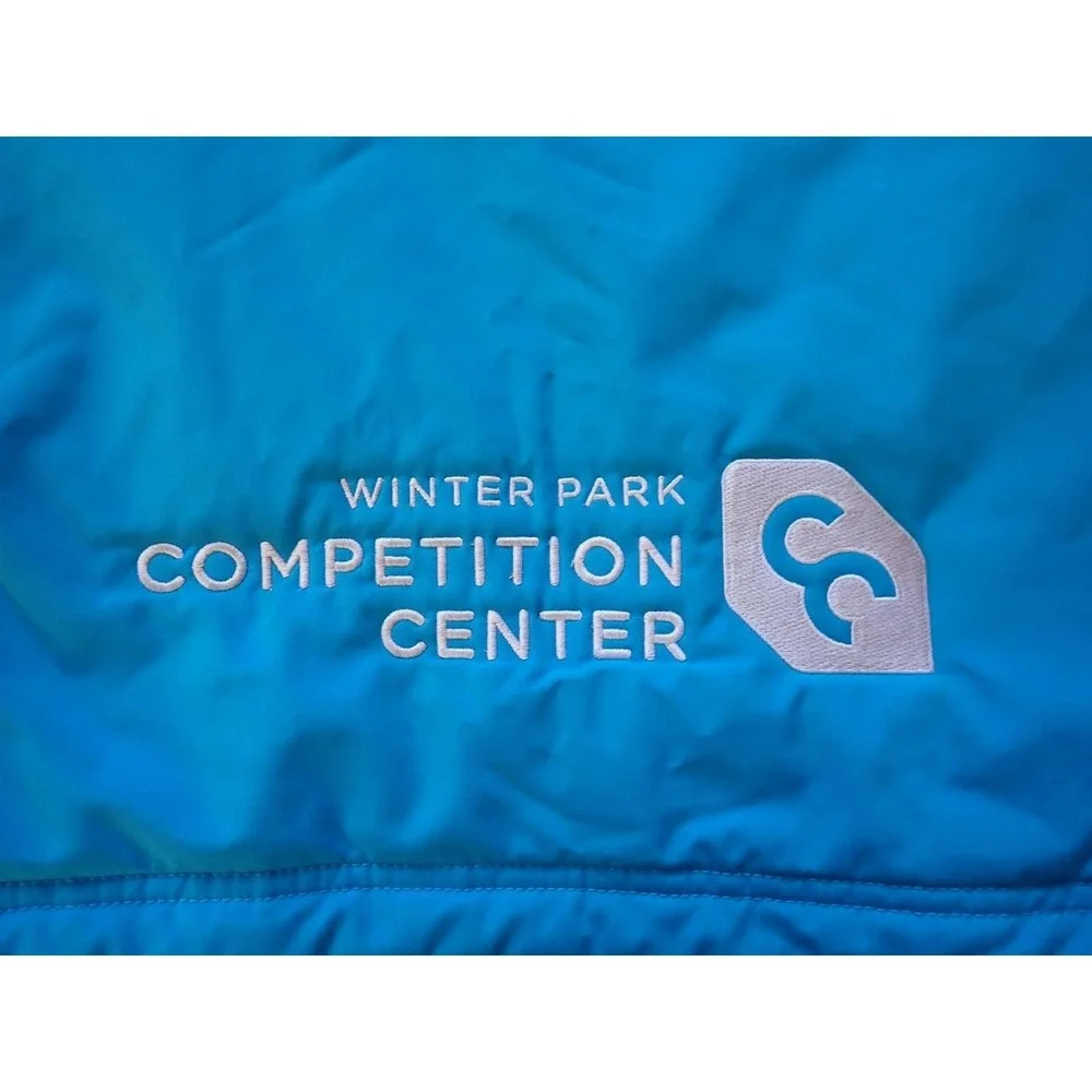Under Armour Storm Ski Jacket Youth XL Blue Black Excellent Winter‎ Park Resort