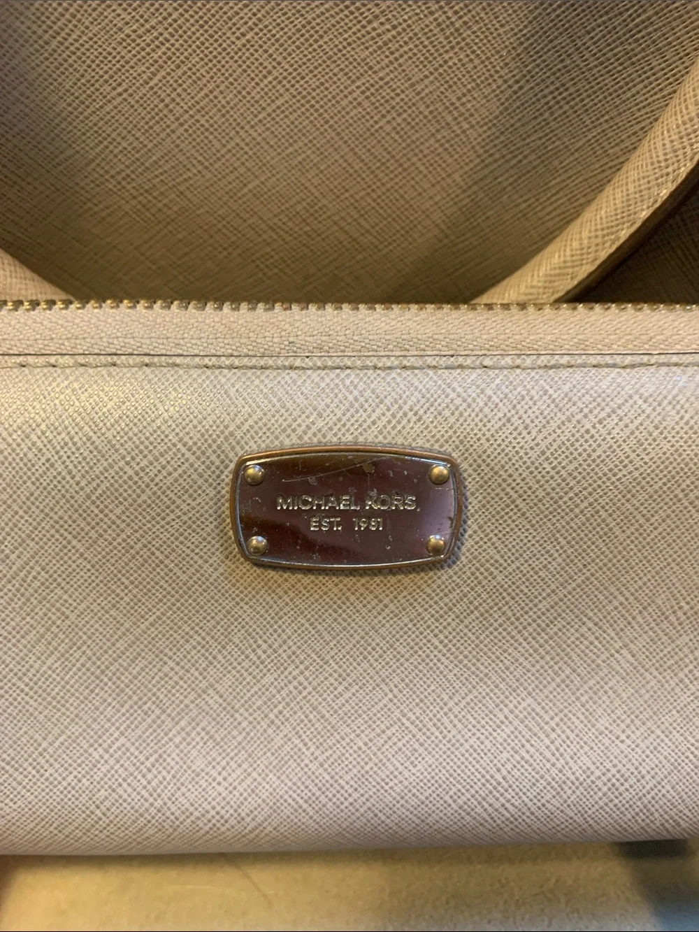 Michael Kors structured saffiano