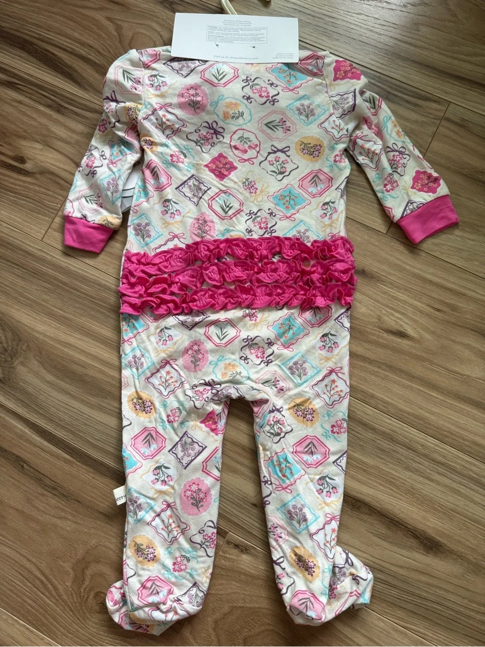 Milkberry pink floral