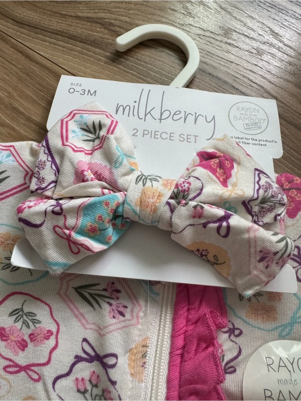 Milkberry pink floral