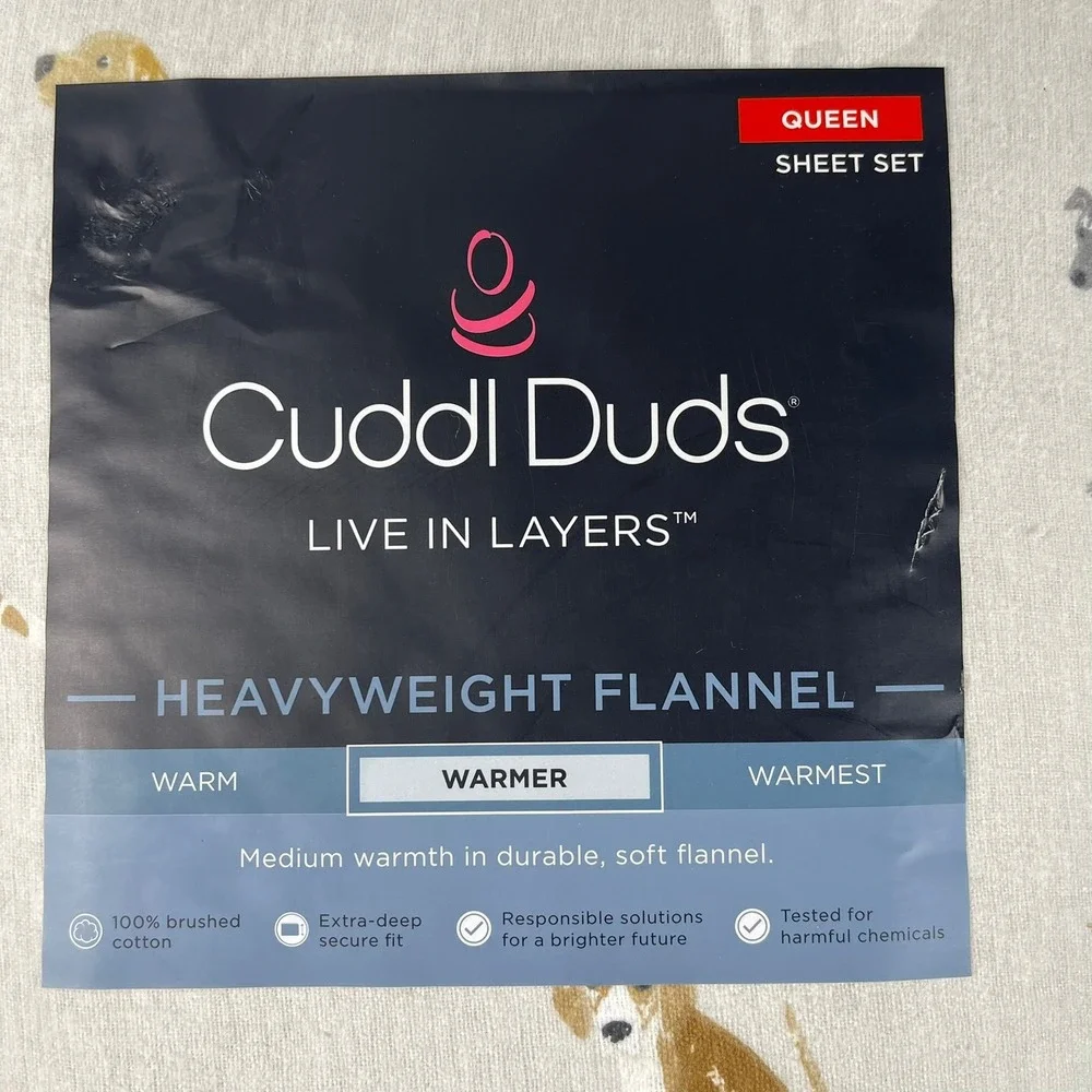 Cuddl Duds measurements flat