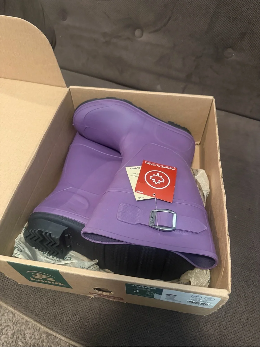 Kamik purple waterproof
