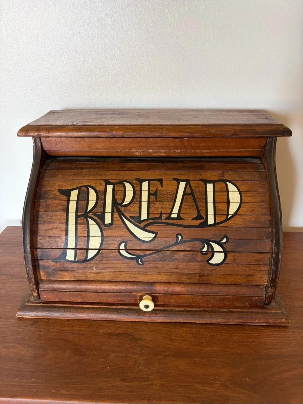 Antique primitive bread box