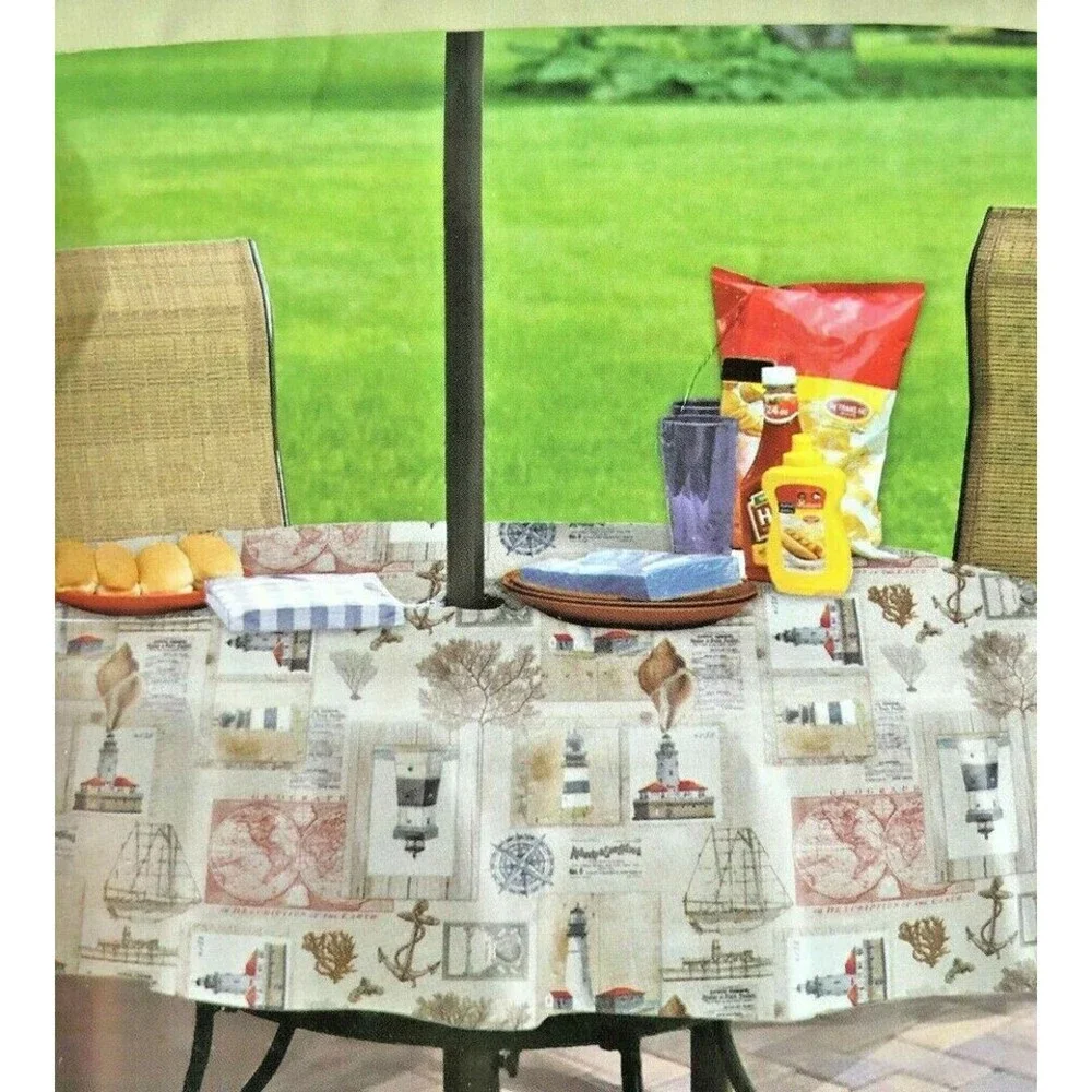 Summer Fun tablecloth zipper