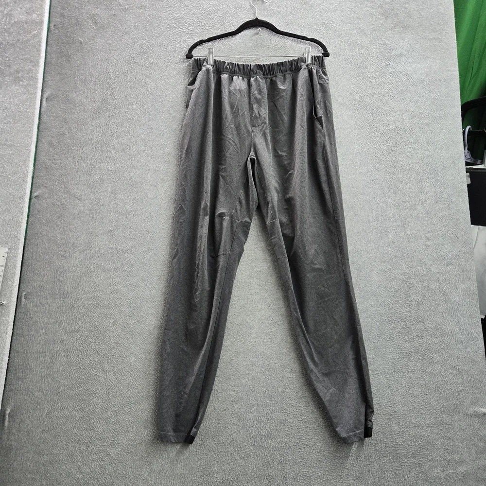 Adidas Men Activewear Pants L Gray‎ Jogger AEROREADY Zipper 30