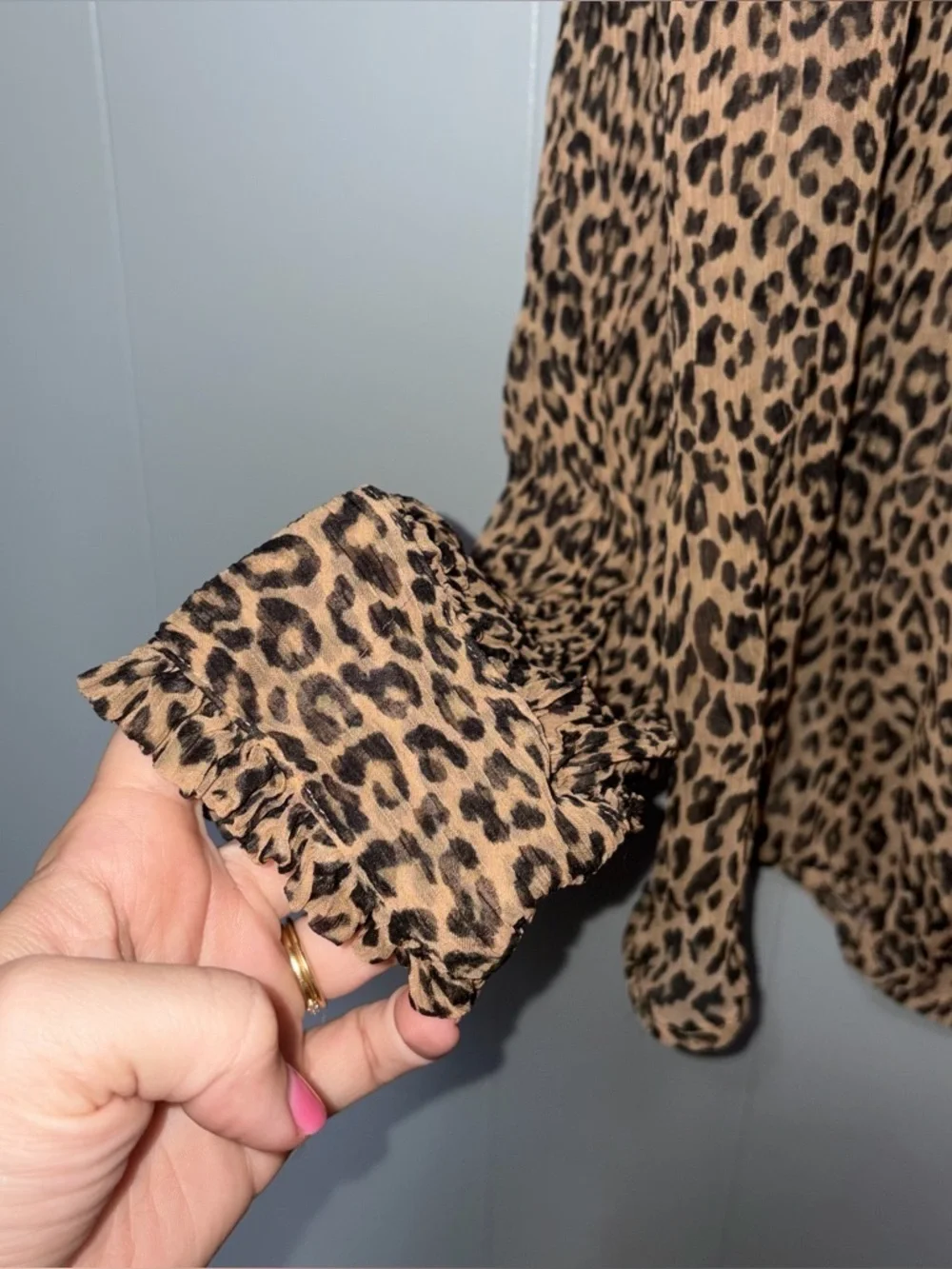 J. Crew crew leopard