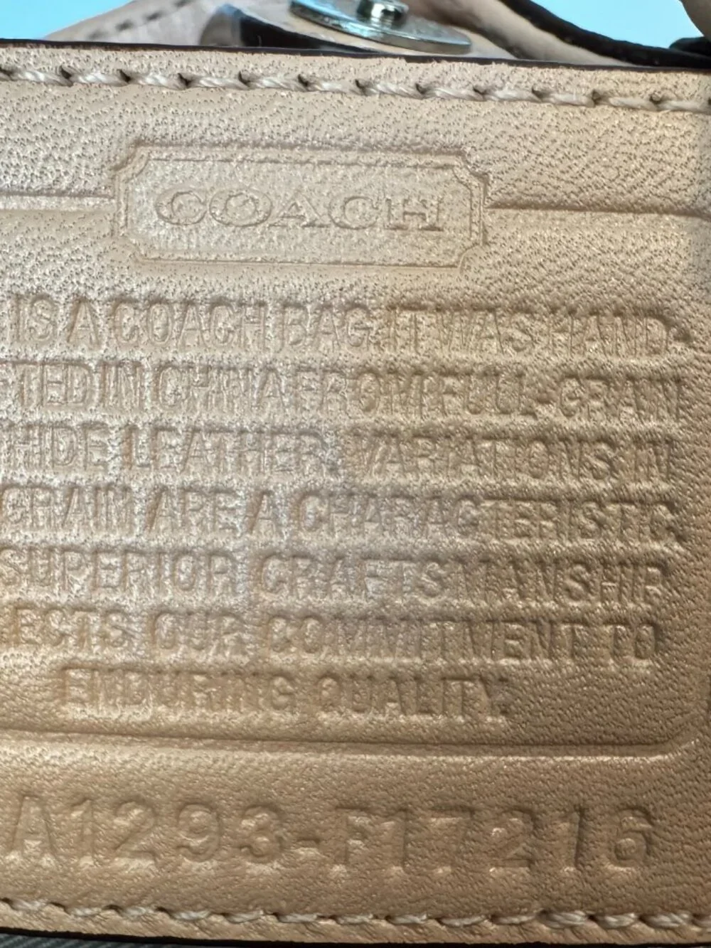 Coach authentic madison