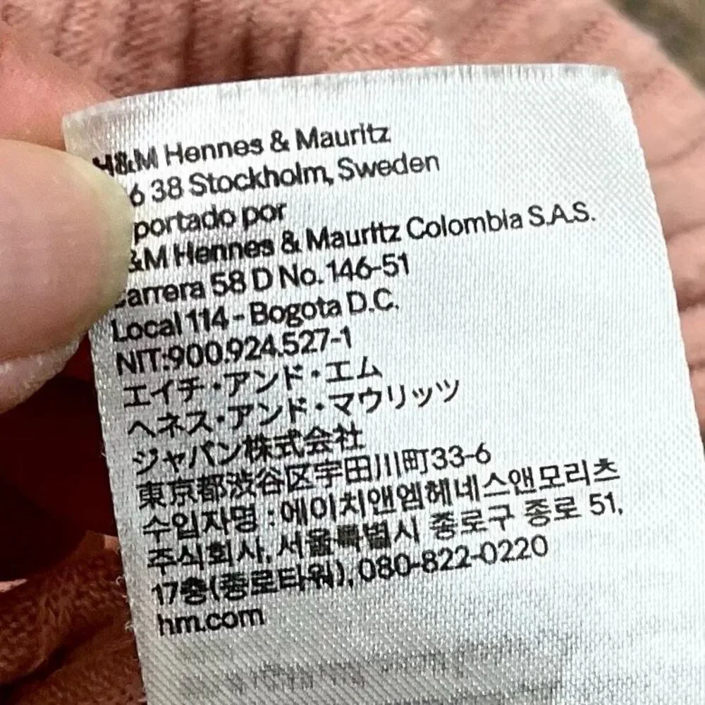 H&M girls pink