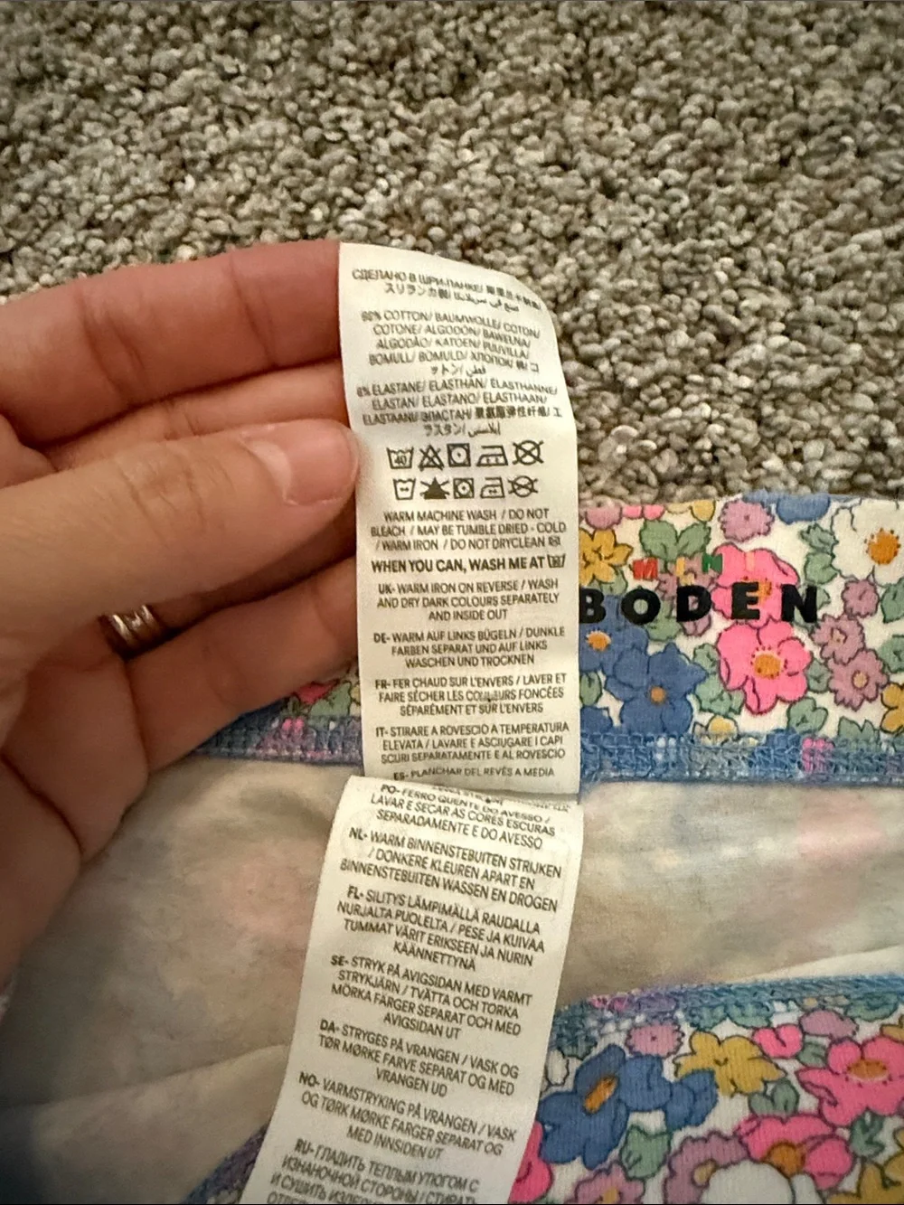 Mini Boden capri length