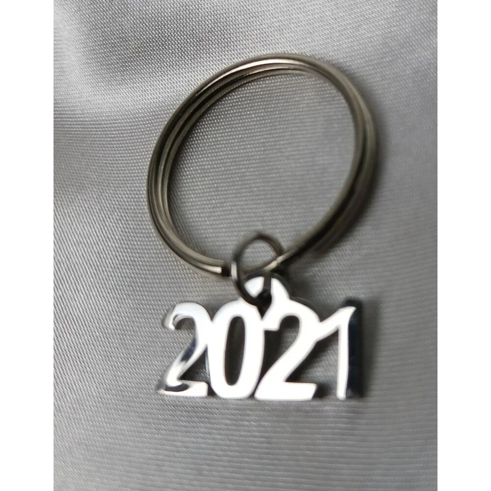 2021 SILVER TONE KEYCHAIN