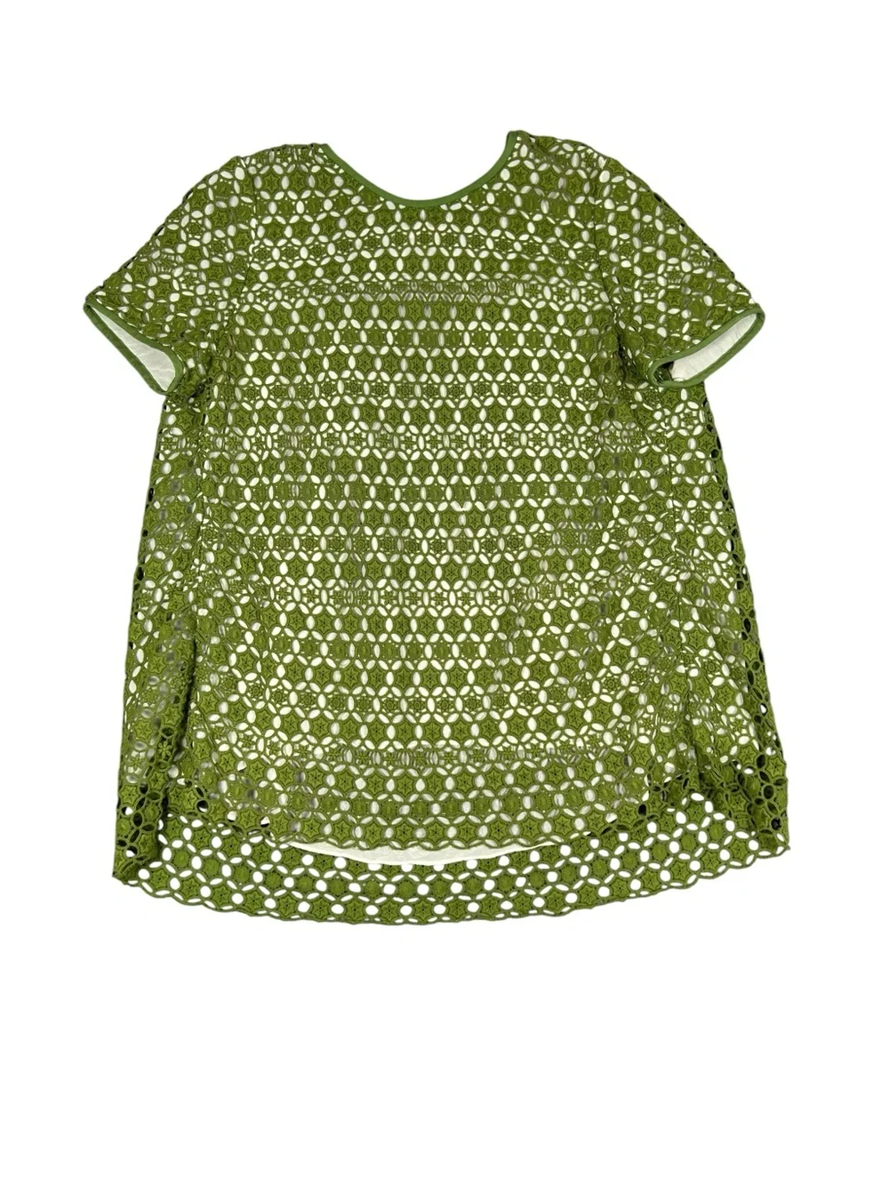 Tory Burch Linda crochet swing top - Medium / Green