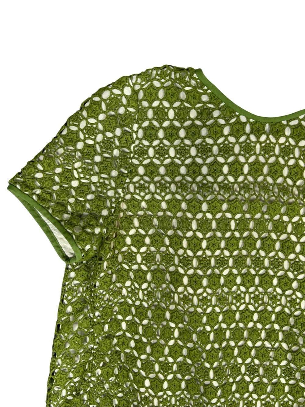 Tory Burch Linda crochet swing top - Medium / Green