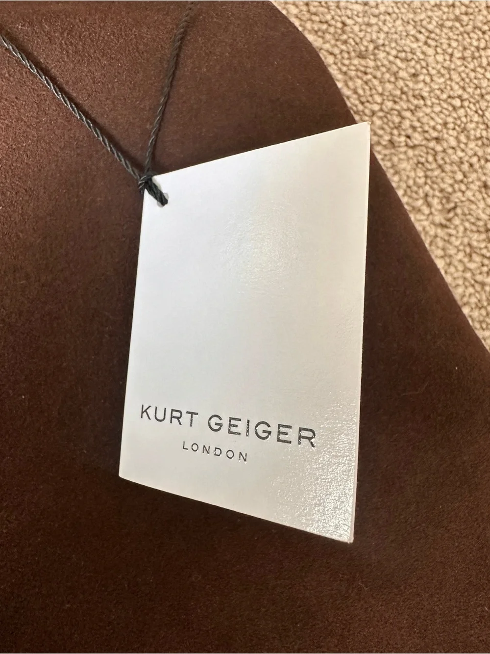 Kurt Geiger soft chocolate