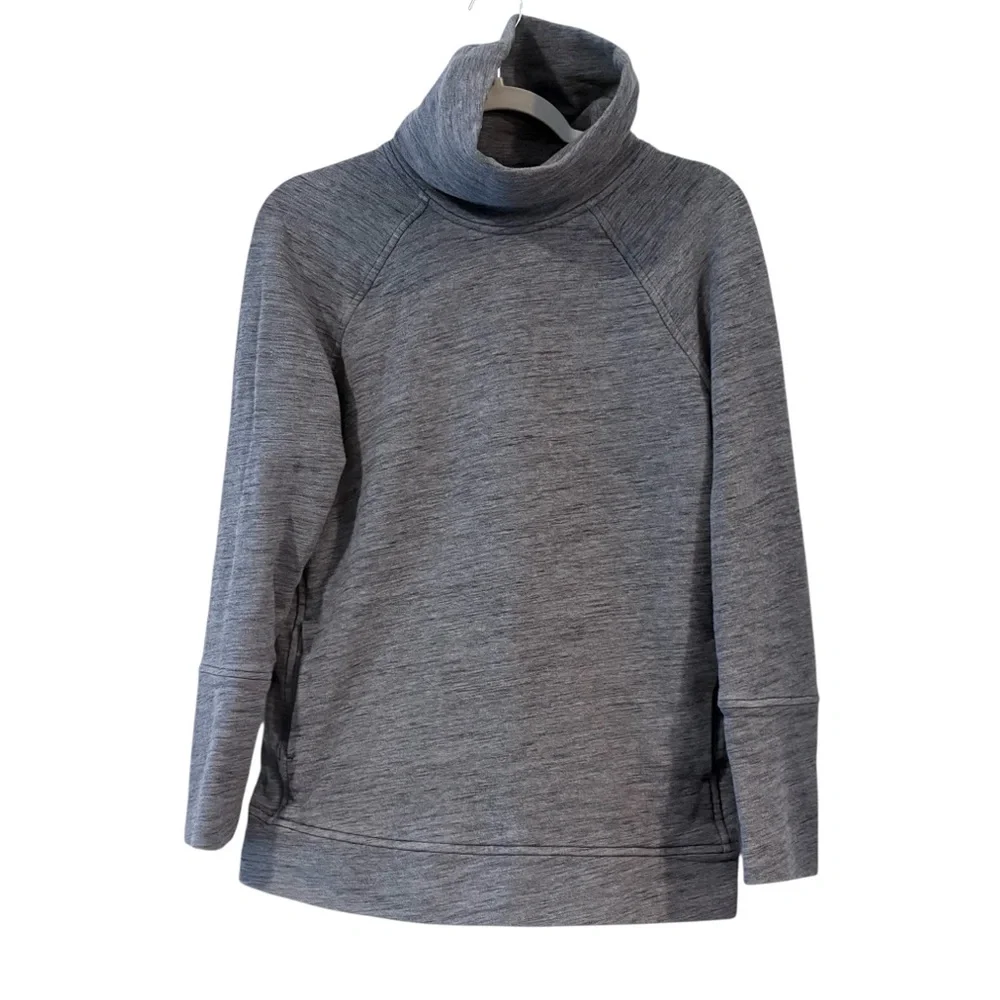 LULULEMON To You Tunic in Heathered Core Dark Grey