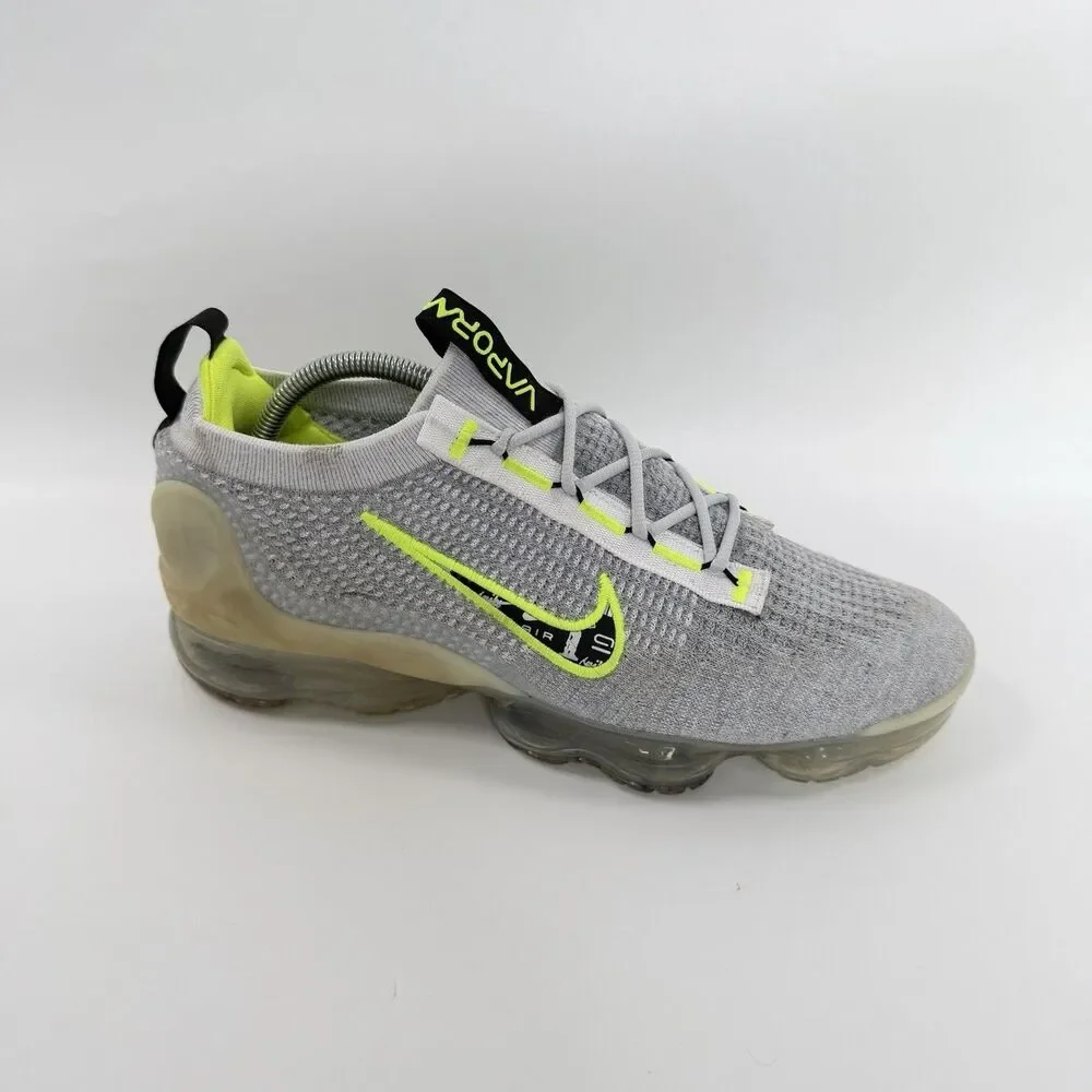 Nike Air Vapormax 2021 FK Shoes Men's Flyknit DH4085-001 Wolf Gray Size 10.5