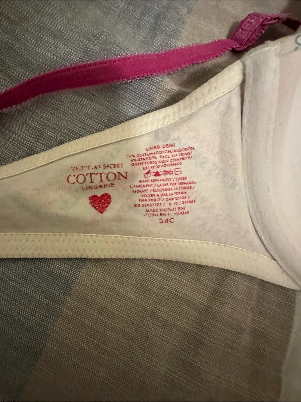 Victorias Secret lightly padded
