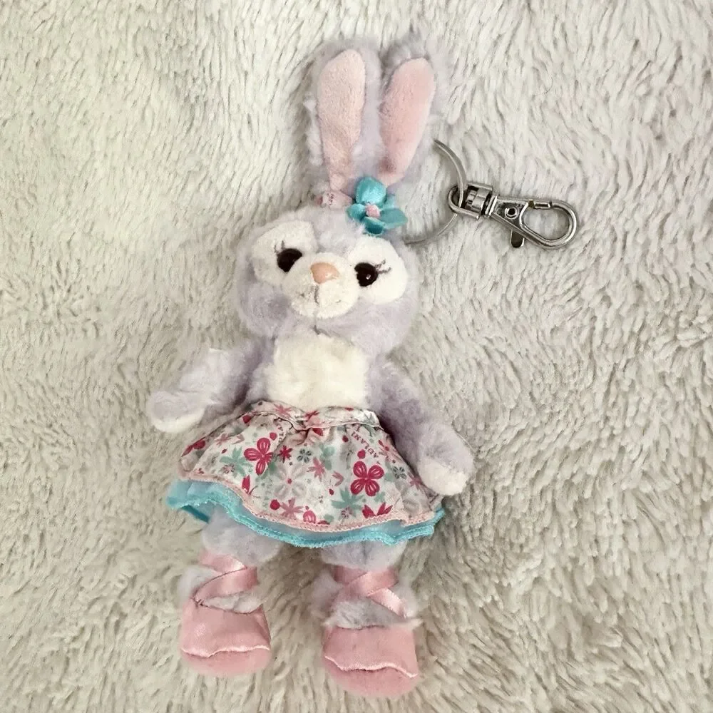 Disney Aulanli StellaLou Duffy Friend Keychain Resort Keyring Plush