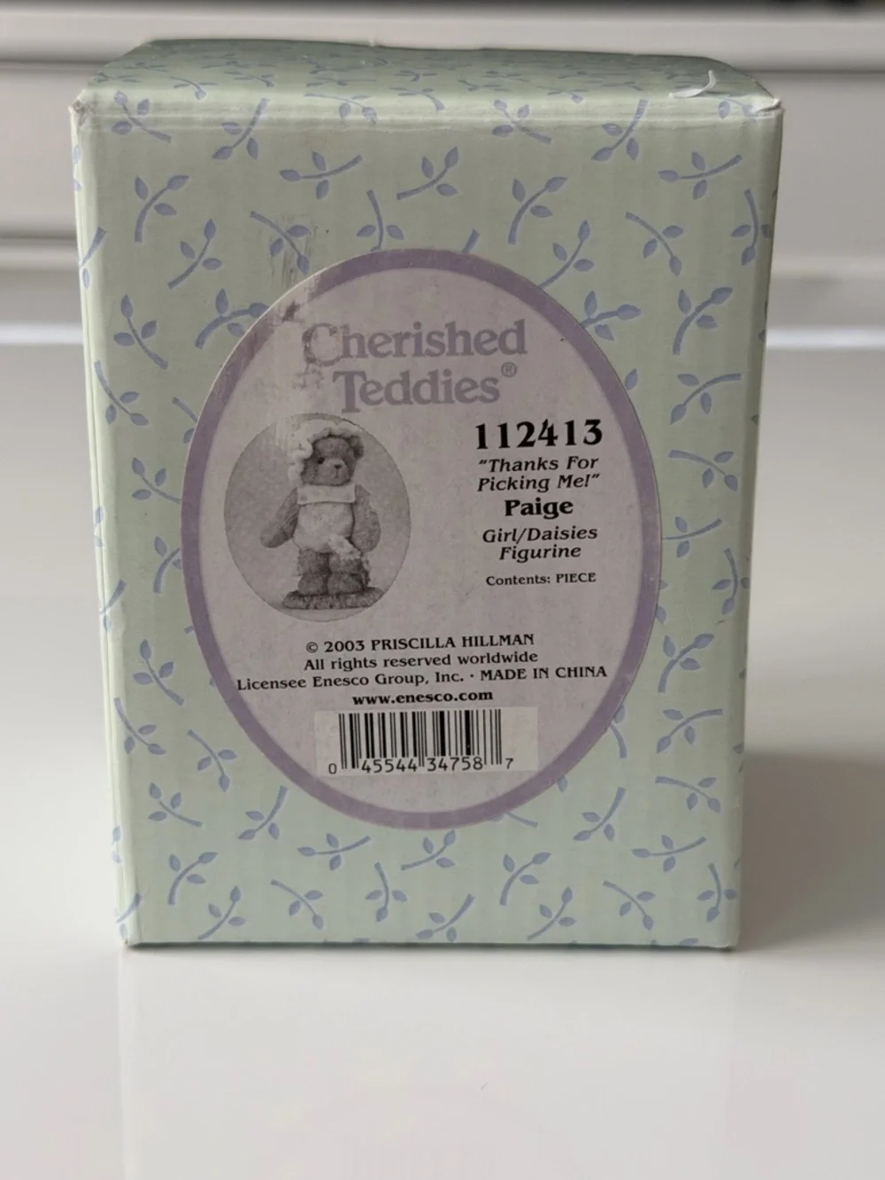 Cherished Teddies charming vintage
