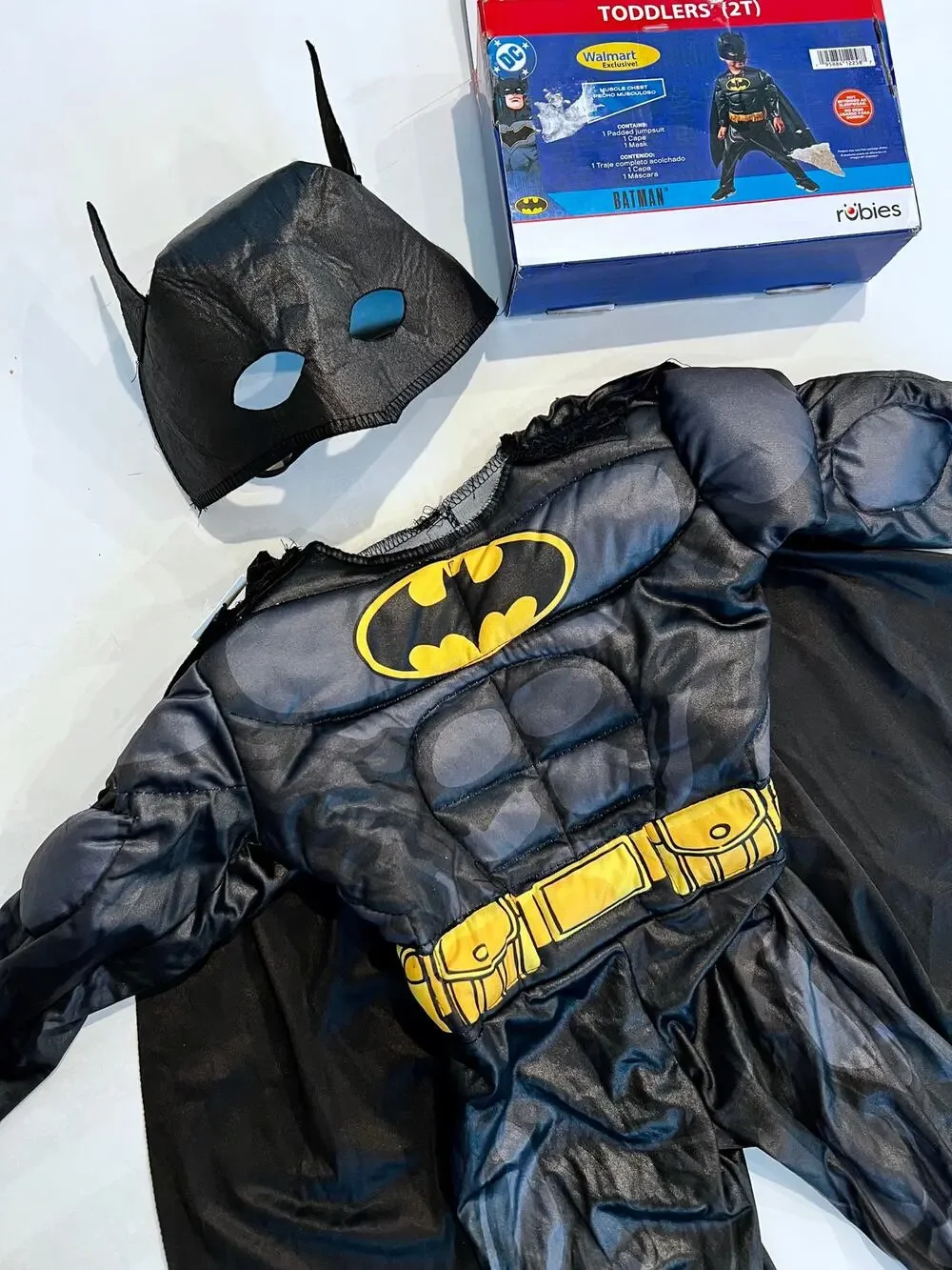 Toddler DC Comics Batman 3pc Costume by Rubies - Size 2T - NWT
