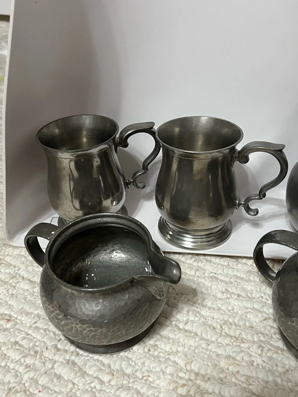 Mixed elegant pewter