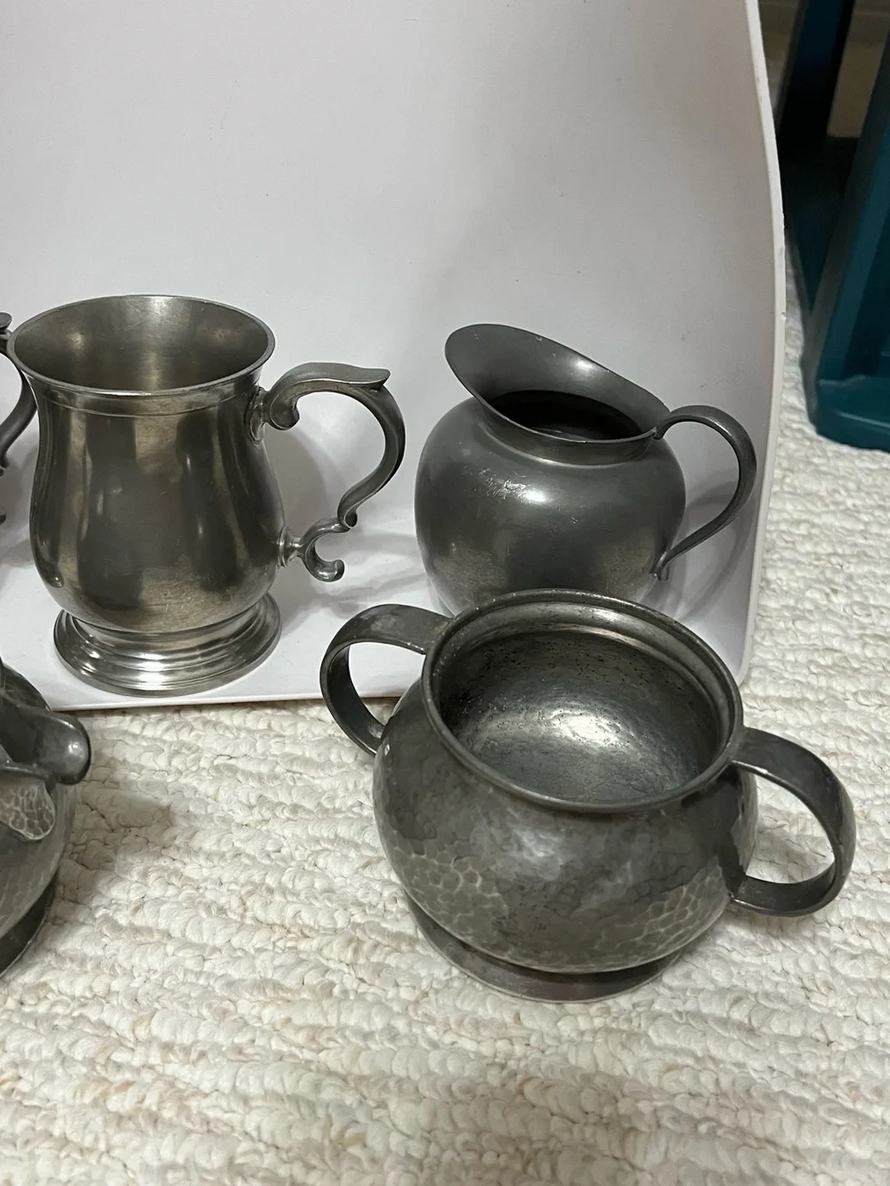 Mixed elegant pewter
