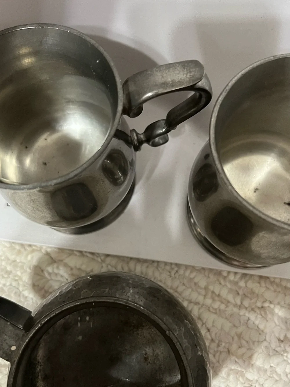 Mixed elegant pewter
