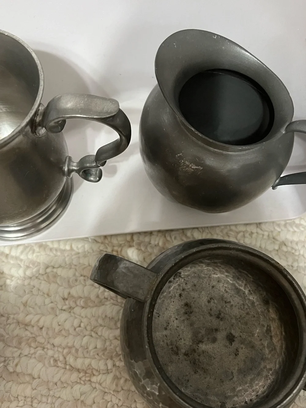 Mixed elegant pewter