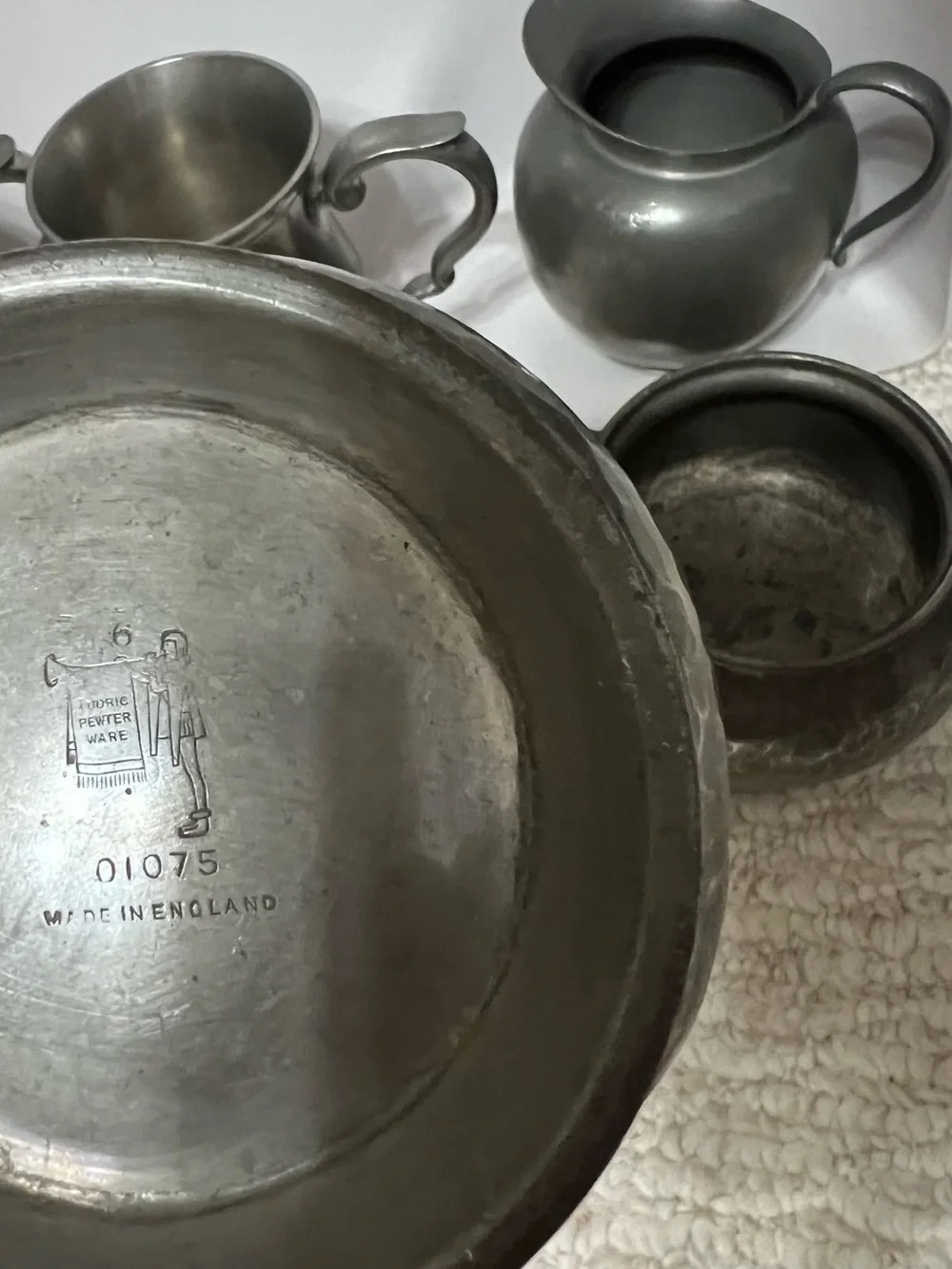 Mixed elegant pewter