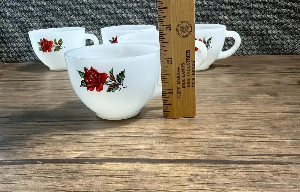 federal glass glass pattern rosecrest