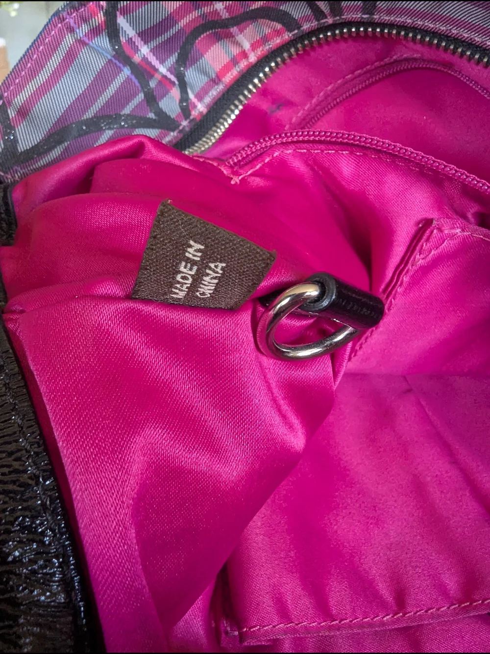 Coach popppy tartan
