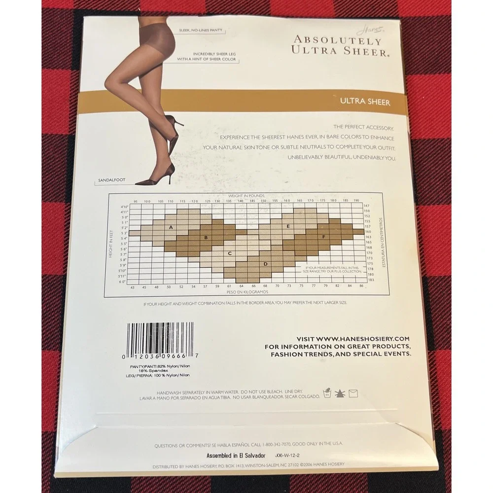 Hanes Absolutely Ultra Sheer Control Top Sandalfoot‎ Sz C Pantyhose 707 Pearl