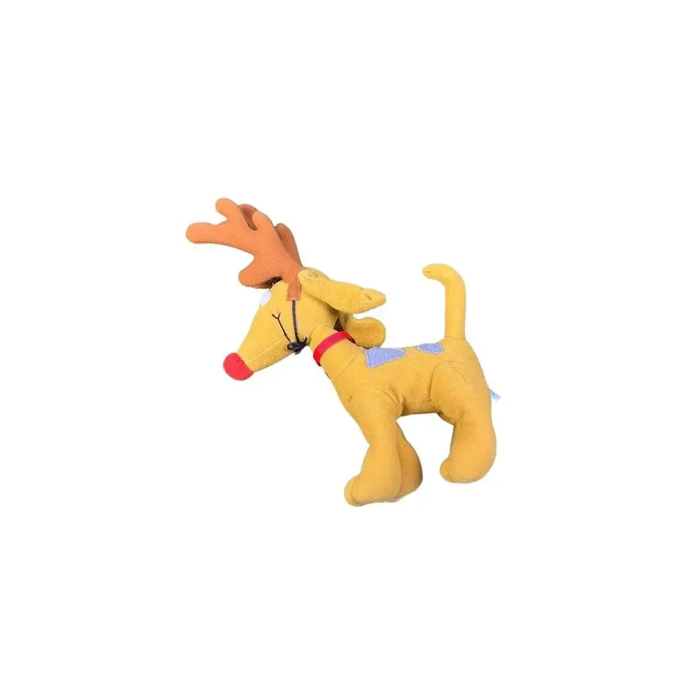 Rugrats Spike Reindeer Bean Bag Toy 1997 Mattel Rare Nickelodeon Christmas Tag‎