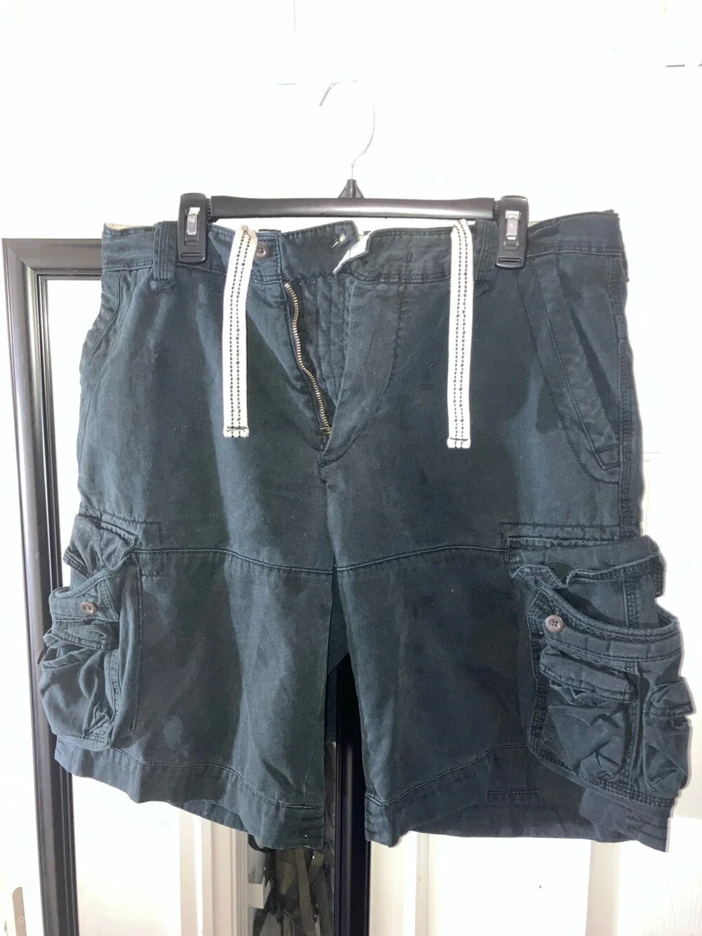 Sz 33 Polo RL black cargo shorts