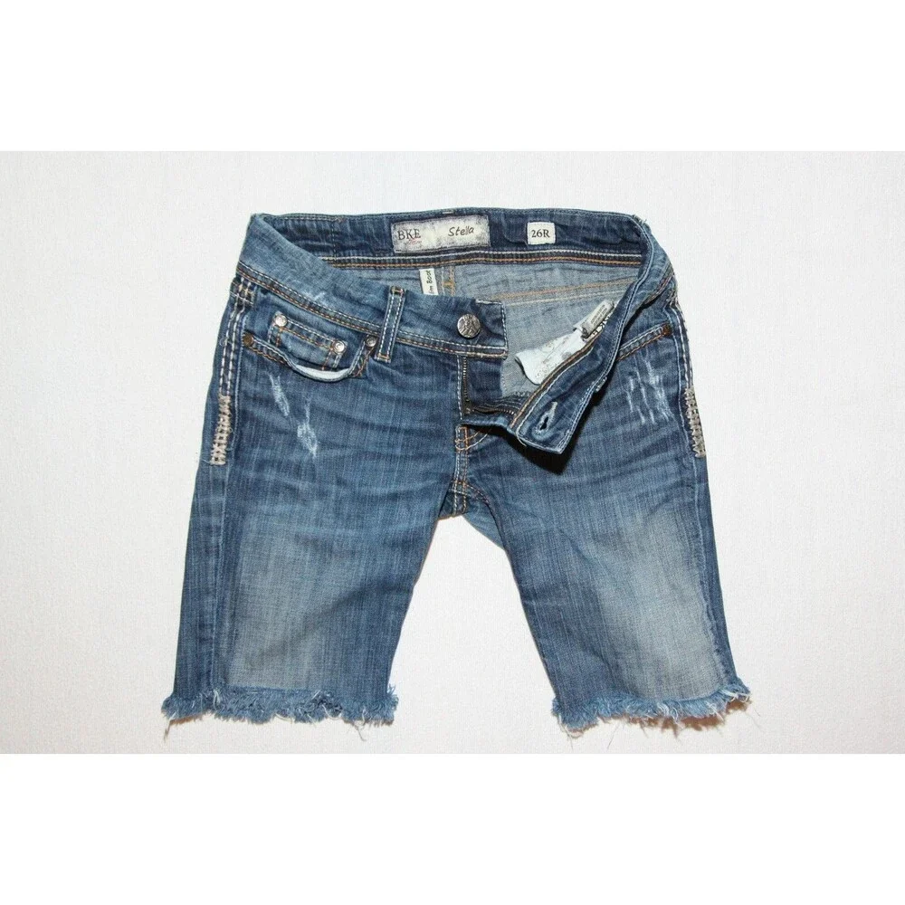 BKE cut women distressed