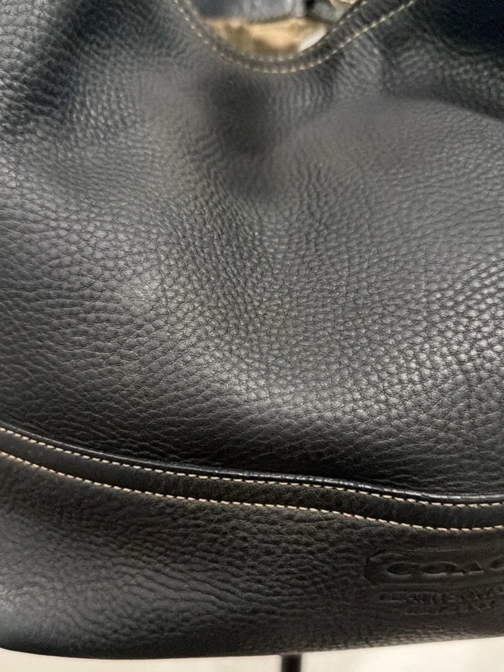 Coach vintage pebbled