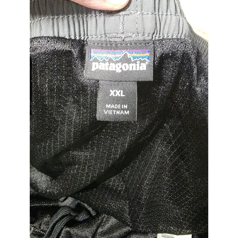 Patagonia‎ Swim Trunks Mens XXL Gray Pull On Elastic Waist Lined Board Short