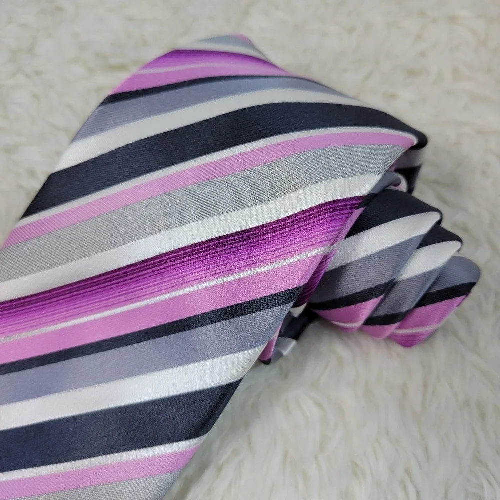 Stafford striped necktie