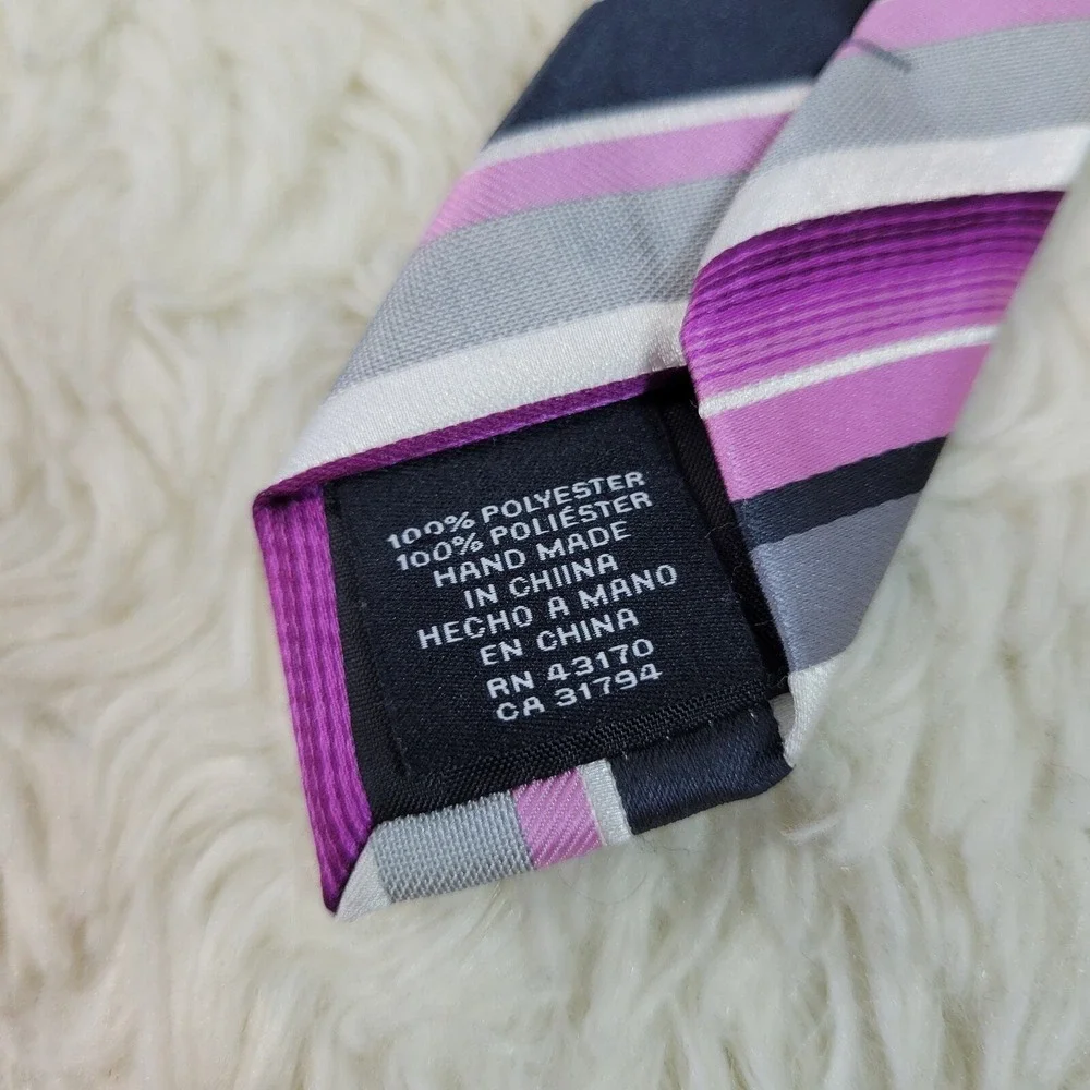 Stafford striped necktie