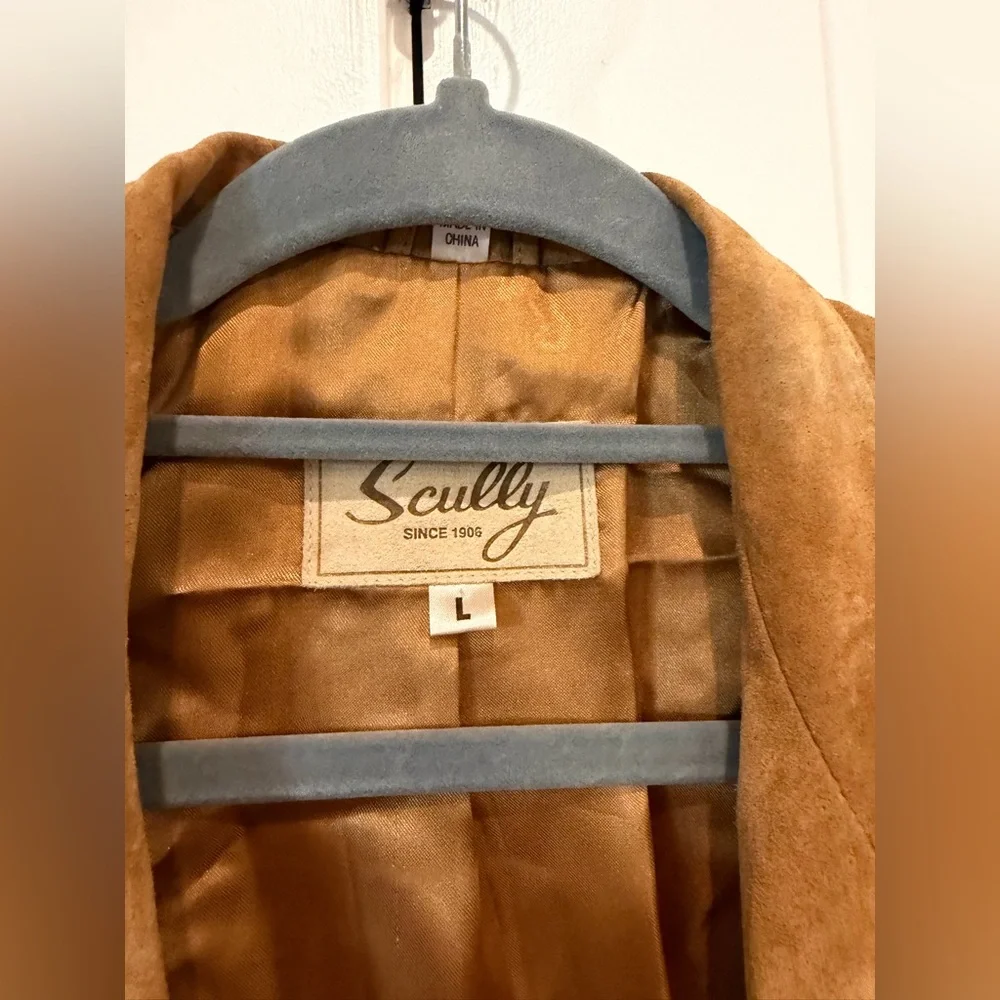 Scully leather brown