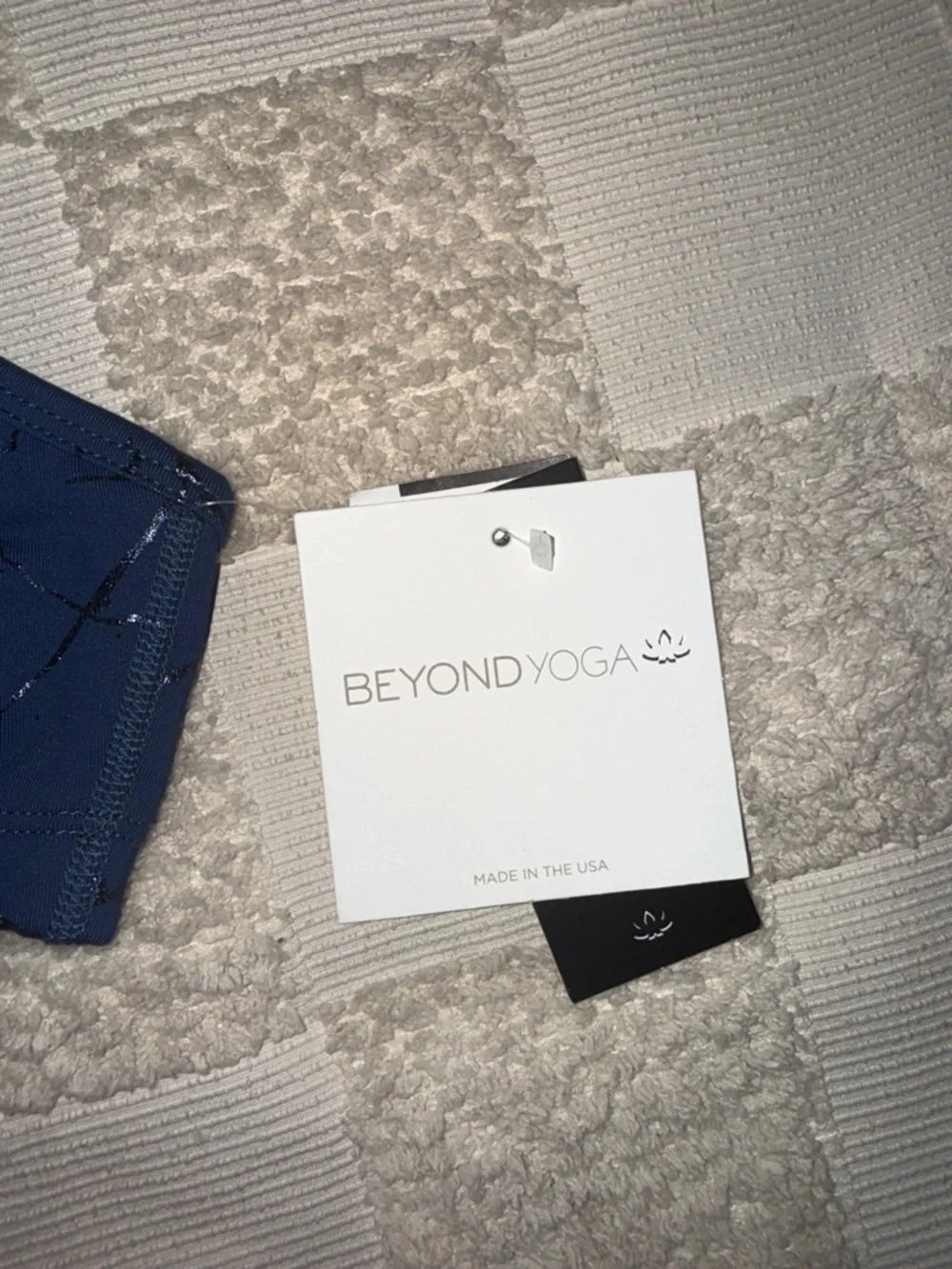 Beyond Yoga navy sports