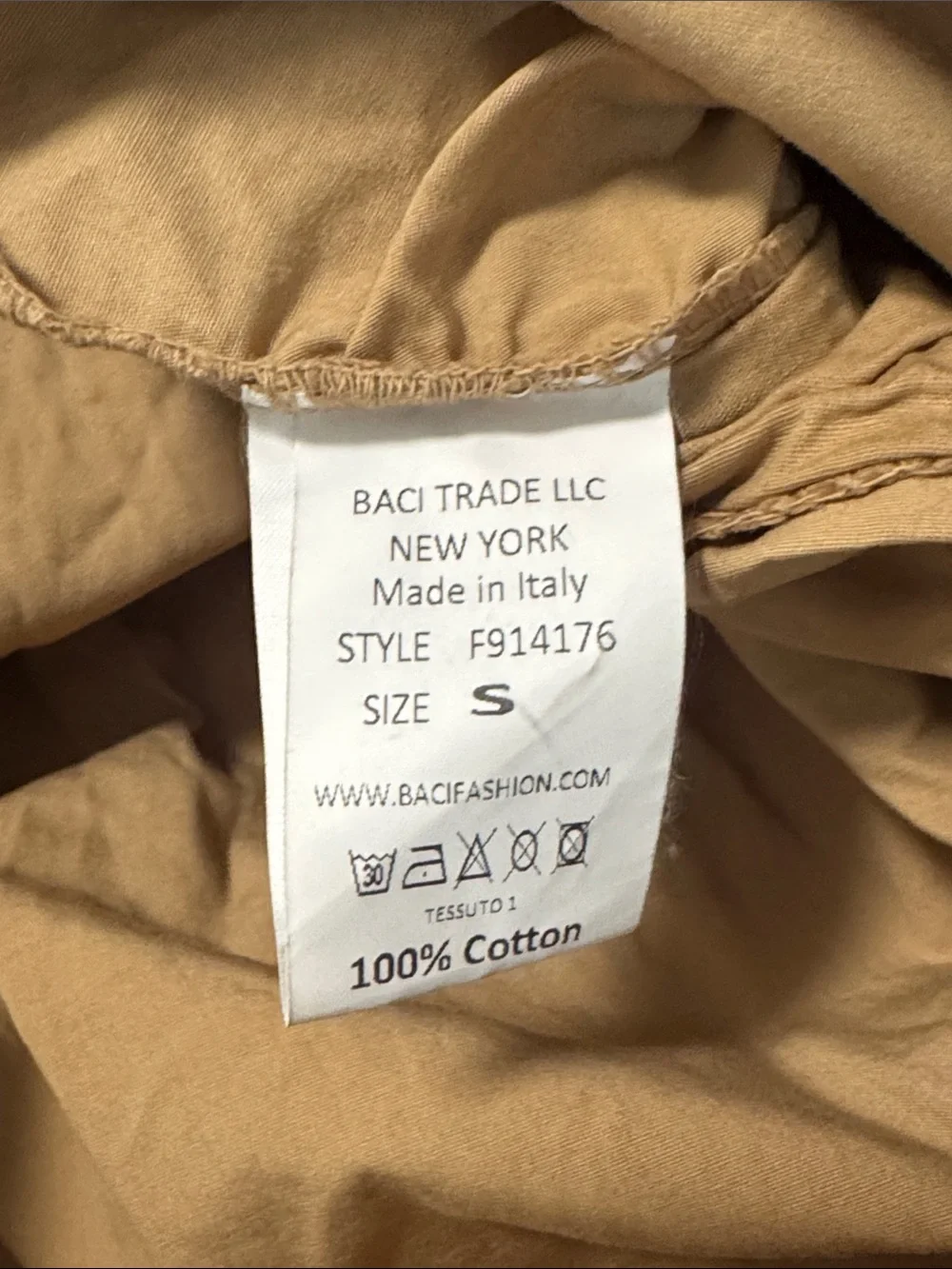 Baci Pleated Bow Tie Skirt Size Small