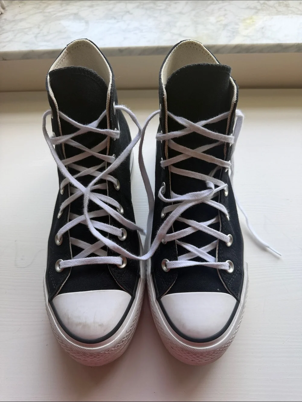 Converse black high