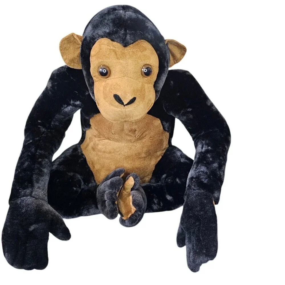 Melissa and‎ Doug Giant 19” Chimpanzee Monkey Plush Realistic Jungle Animal