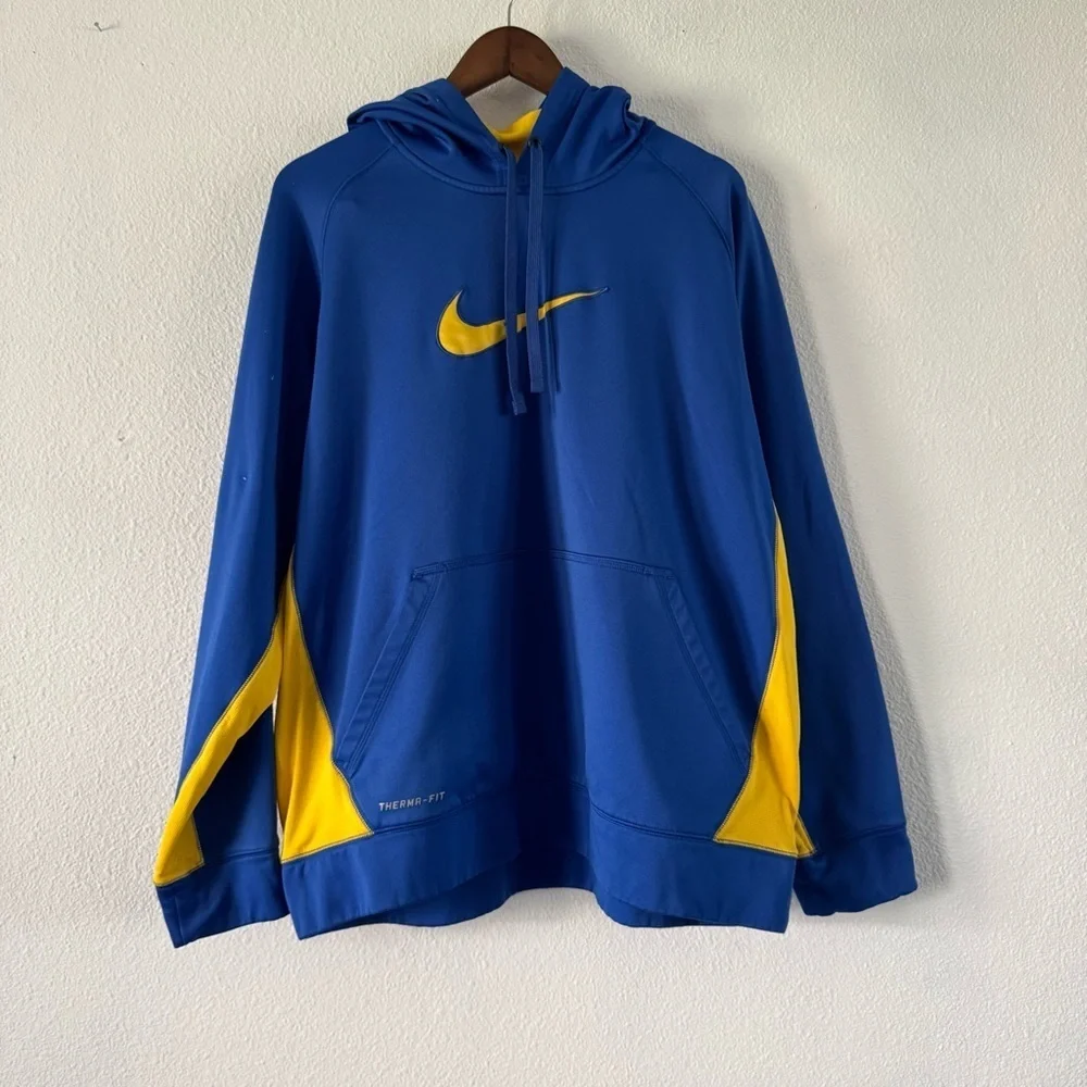 Nike Vintage ThermaFit Hoodie Y2K Streetwear XXL Athleisure