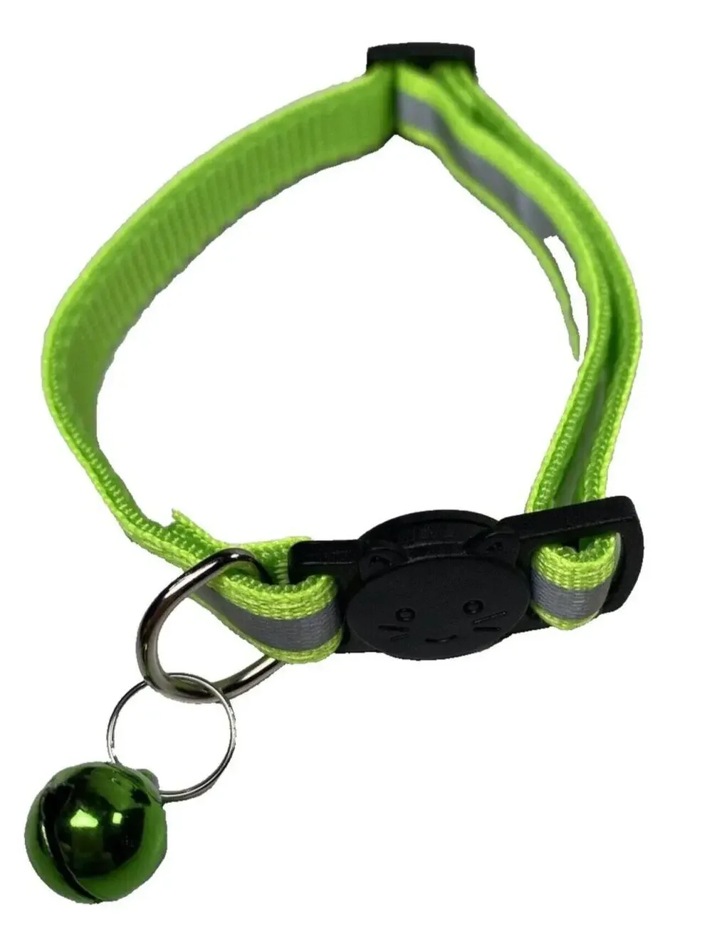 Cat Breakaway Collar with Jingle Bell and Reflective Strip, New
