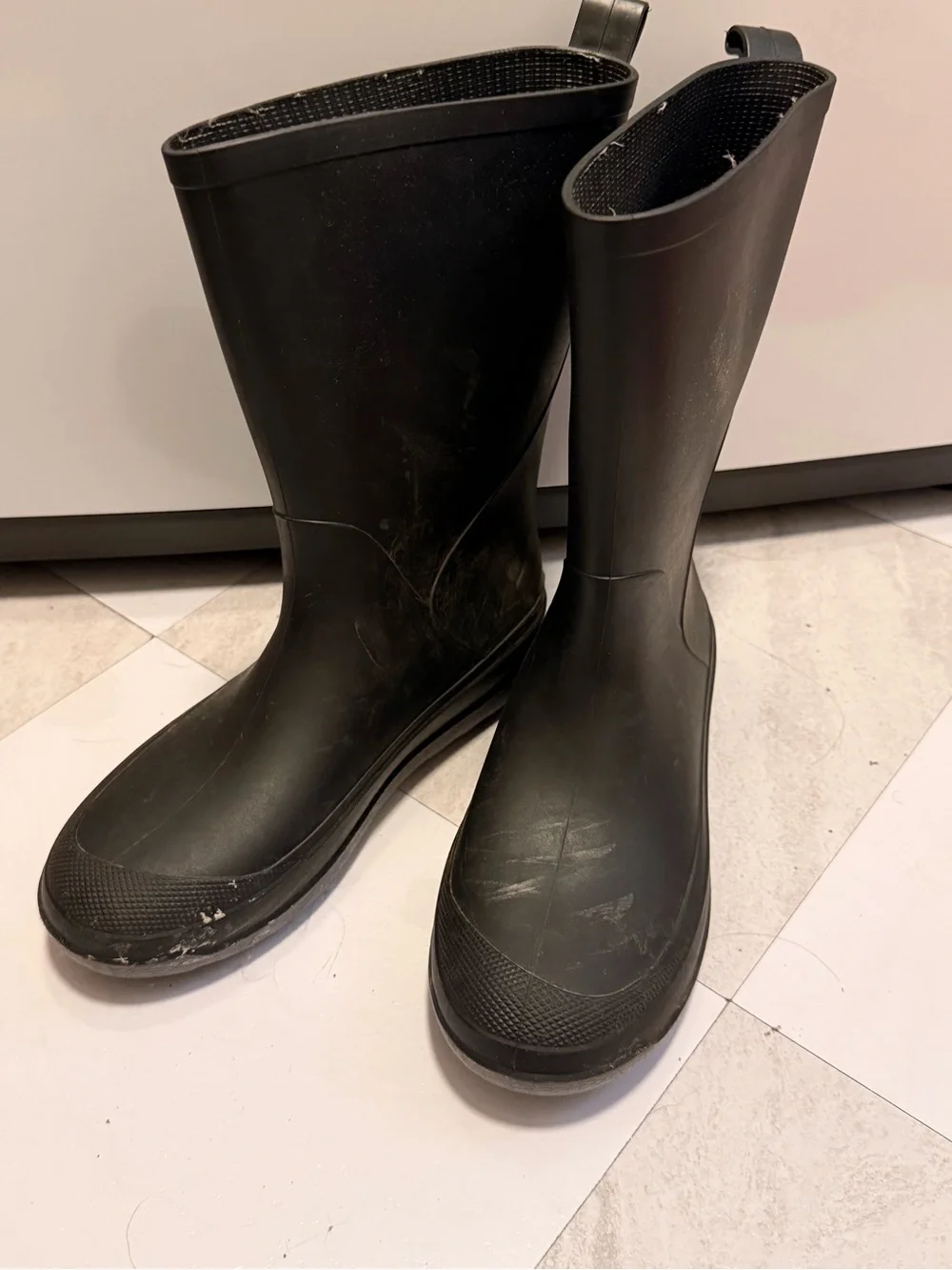 Cat & Jack Kids Rubber Boots - black